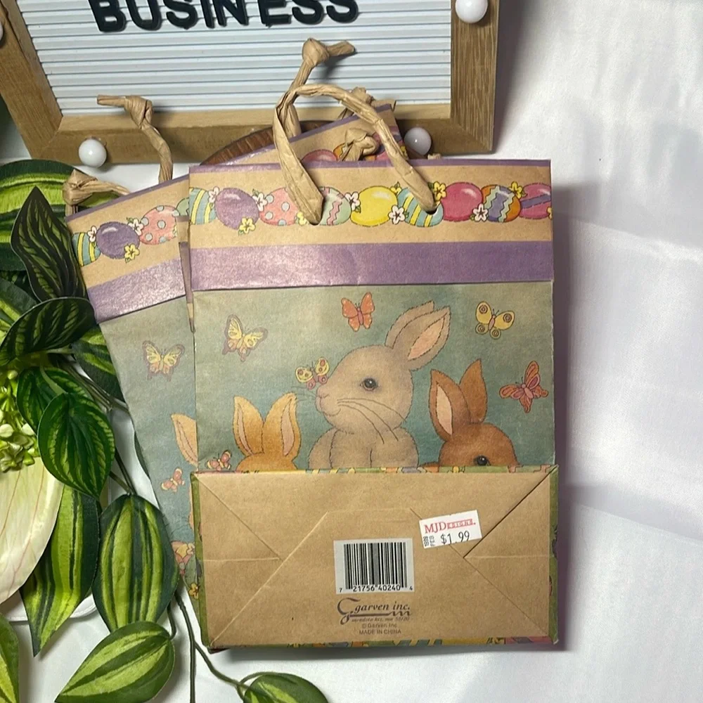 Easter Bunny Gift Bags - Multicolor